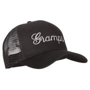 Gramps Embroidered Solid Cotton Mesh Pro Cap