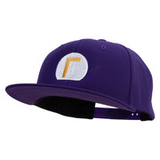 Mario Luigi Wario Waluigi Symbol Embroidered 6 Panel High Profile Structured Snapback - Purple OSFM