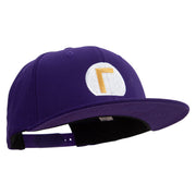 Mario Luigi Wario Waluigi Symbol Embroidered 6 Panel High Profile Structured Snapback - Purple OSFM