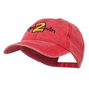 Race 2 Win Embroidered Washed Cap