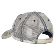 US Coast Guard Anchors Veteran Embroidered Low Profile Cotton Mesh Cap