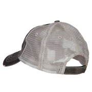 US Coast Guard Anchors Veteran Embroidered Low Profile Cotton Mesh Cap