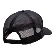 Rather Be Hunting Embroidered Low Profile Mesh Snapback