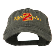 Race 2 Win Embroidered Washed Cap