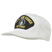 US Air Force Retired Military Patched Cap