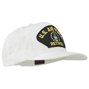 US Air Force Retired Military Patched Cap