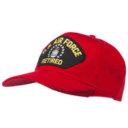 US Air Force Retired Military Patched Cap