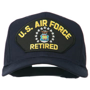 US Air Force Retired Military Patched Cap