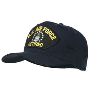 US Air Force Retired Military Patched Cap