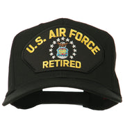 US Air Force Retired Military Patched Cap