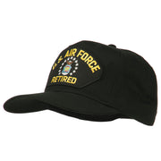 US Air Force Retired Military Patched Cap