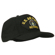 US Air Force Retired Military Patched Cap