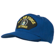 US Air Force Retired Military Patched Cap