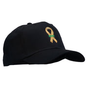 Army Support Ribbon Embroidered Cap