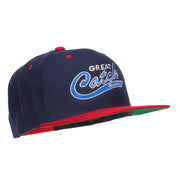 Great Catch Baseball Embroidered Snapback Cap