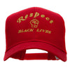 Respect Black Lives Statement Embroidered Cotton Mesh Cap