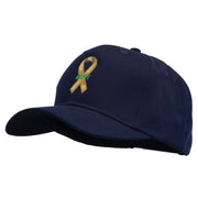 Army Support Ribbon Embroidered Cap