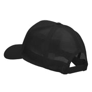 Respect Black Lives Statement Embroidered Cotton Mesh Cap