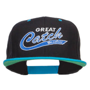 Great Catch Baseball Embroidered Snapback Cap