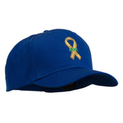 Army Support Ribbon Embroidered Cap