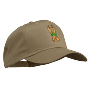 Army Support Ribbon Embroidered Cap