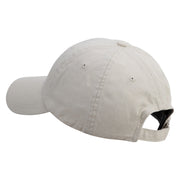 Paragliding Embroidered Low Profile Normal Dyed Cotton Cap - Stone OSFM