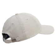 Paragliding Embroidered Low Profile Normal Dyed Cotton Cap - Stone OSFM