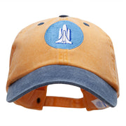 Rocket Insignia Embroidered Cotton Wash Cap