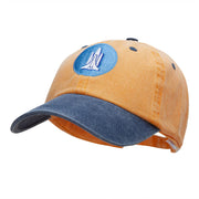 Rocket Insignia Embroidered Cotton Wash Cap