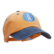 Rocket Insignia Embroidered Cotton Wash Cap