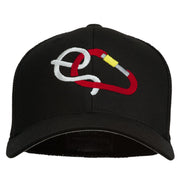 Rock Climbing Hitch Embroidered Flexfit Mesh Cap