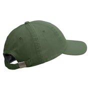 Paragliding Embroidered Low Profile Normal Dyed Cotton Cap - Olive OSFM