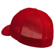 Rock Climbing Hitch Embroidered Flexfit Mesh Cap