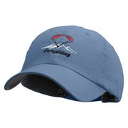 Paragliding Embroidered Low Profile Normal Dyed Cotton Cap - Sky-Blue OSFM