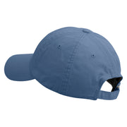 Paragliding Embroidered Low Profile Normal Dyed Cotton Cap - Sky-Blue OSFM