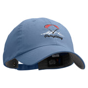 Paragliding Embroidered Low Profile Normal Dyed Cotton Cap - Sky-Blue OSFM