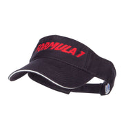 Racing Formula 1 Embroidered Sandwich Visor