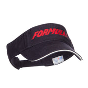 Racing Formula 1 Embroidered Sandwich Visor