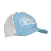 Bride To Be Embroidered Cotton Trucker Cap