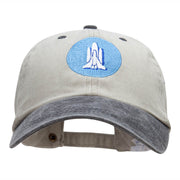 Rocket Insignia Embroidered Cotton Wash Cap