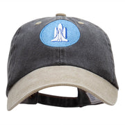 Rocket Insignia Embroidered Cotton Wash Cap