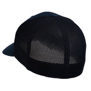 Rock Climbing Hitch Embroidered Flexfit Mesh Cap