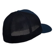 Rock Climbing Hitch Embroidered Flexfit Mesh Cap