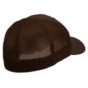 Rock Climbing Hitch Embroidered Flexfit Mesh Cap