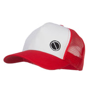 Poke Monster Red Logo Embroidered Mesh Cap