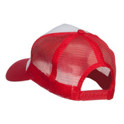 Poke Monster Red Logo Embroidered Mesh Cap