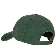 Ireland Flag Map Embroidered Washed Cotton Twill Cap