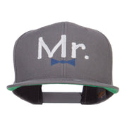 Mr Embroidered Snapback Cap