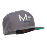 Mr Embroidered Snapback Cap