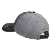 Chopper Embroidered Low Profile Special Cotton Mesh Cap - Black OSFM